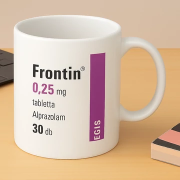 Frontin mintás vicces bögre