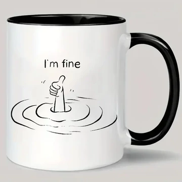 i am fine... vicces bögre