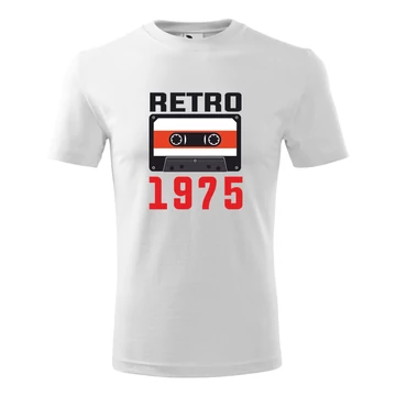 retro kazetta születésnap– Vicces, Egyedi Nyomtatott Póló