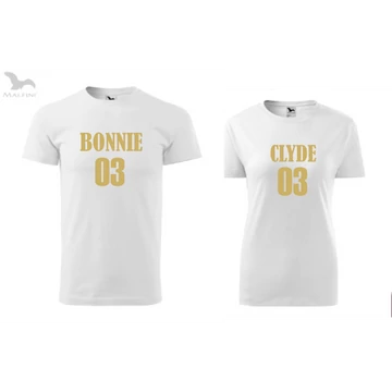 Bonnie és Clyde páros póló