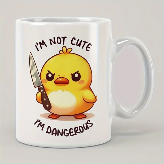 I am not cute... vicces bögre