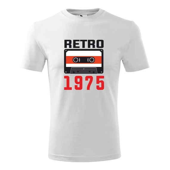 retro kazetta születésnap– Vicces, Egyedi Nyomtatott Póló