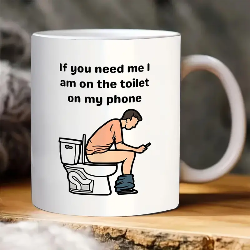 wc-n vagyok vicces bögre