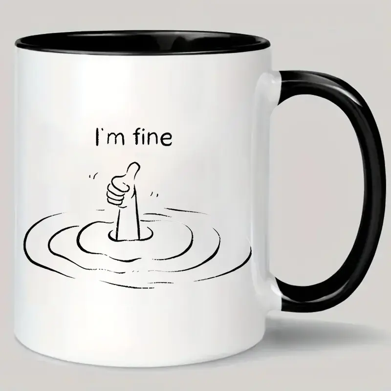 i am fine... vicces bögre